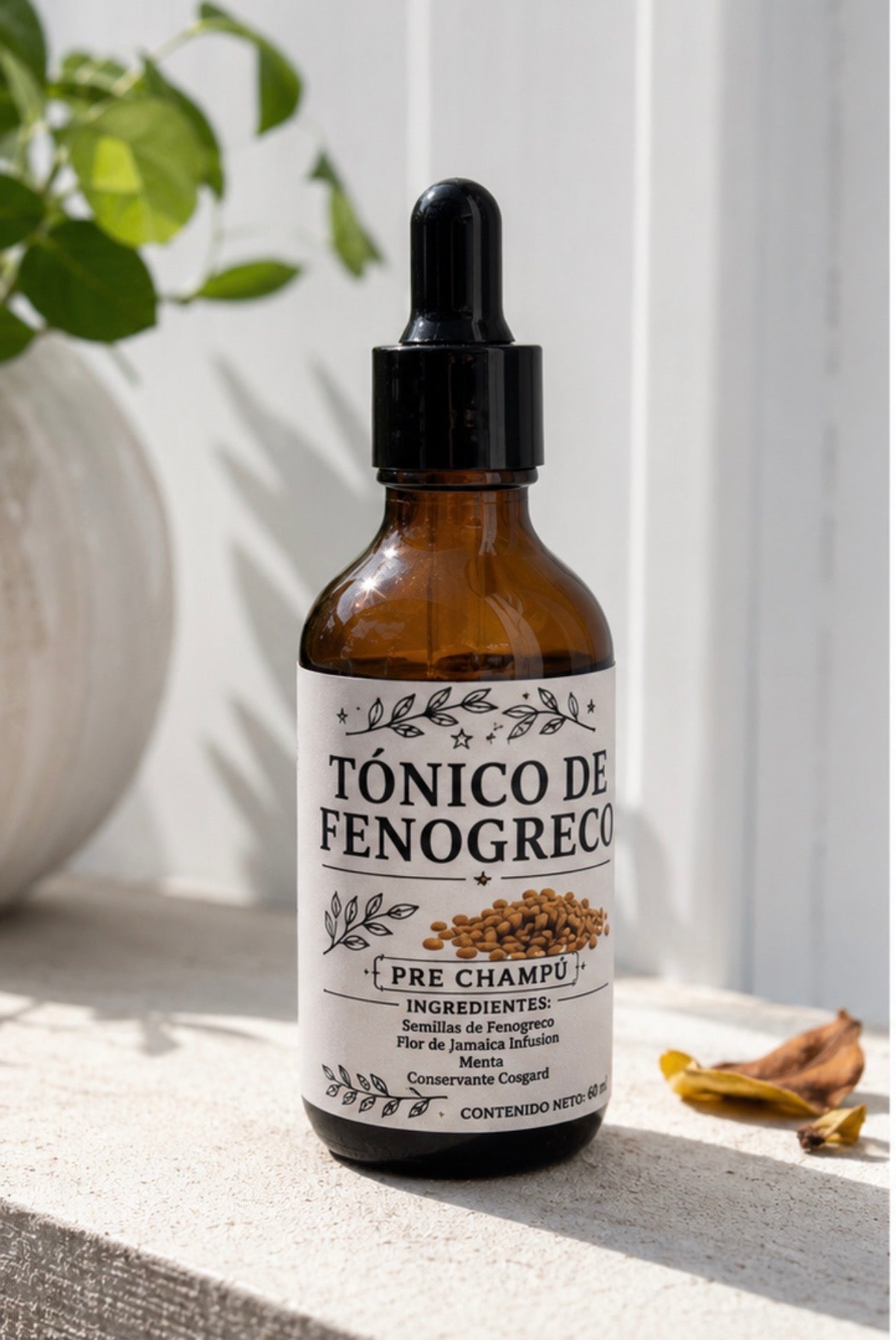 Tónico de Fenogreco – Prechampú Botánico